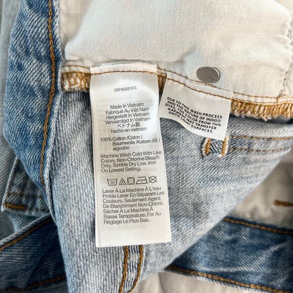 Madewell Rigid Denim A-Line Mini Skirt 28 New - Picture 7 of 12